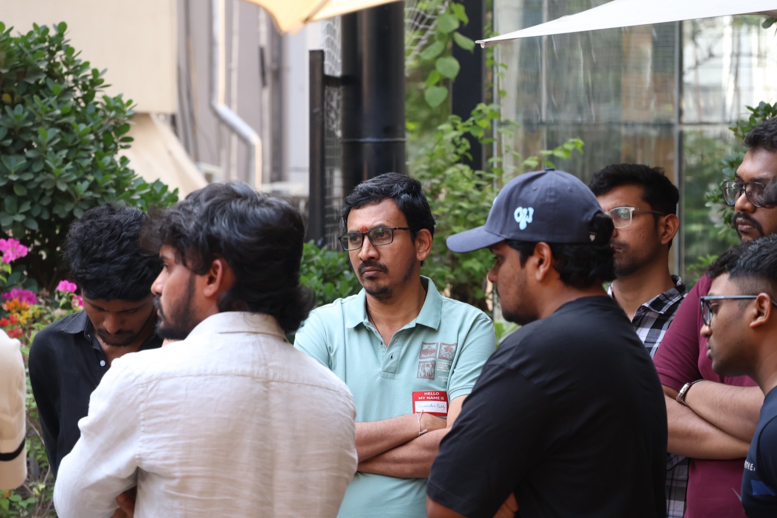 Founders in discussion at a VentureXlabs meetup